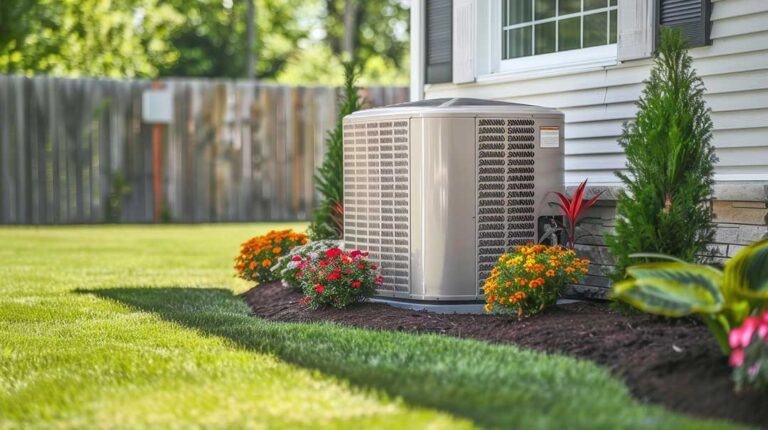 Thermostats control separate upstairs and downstairs zones in a comfortable two-story home.